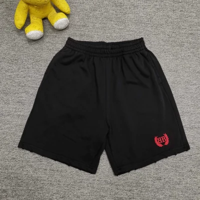 Balenciaga Shorts mit Logo-Stickerei und Doppel-B
