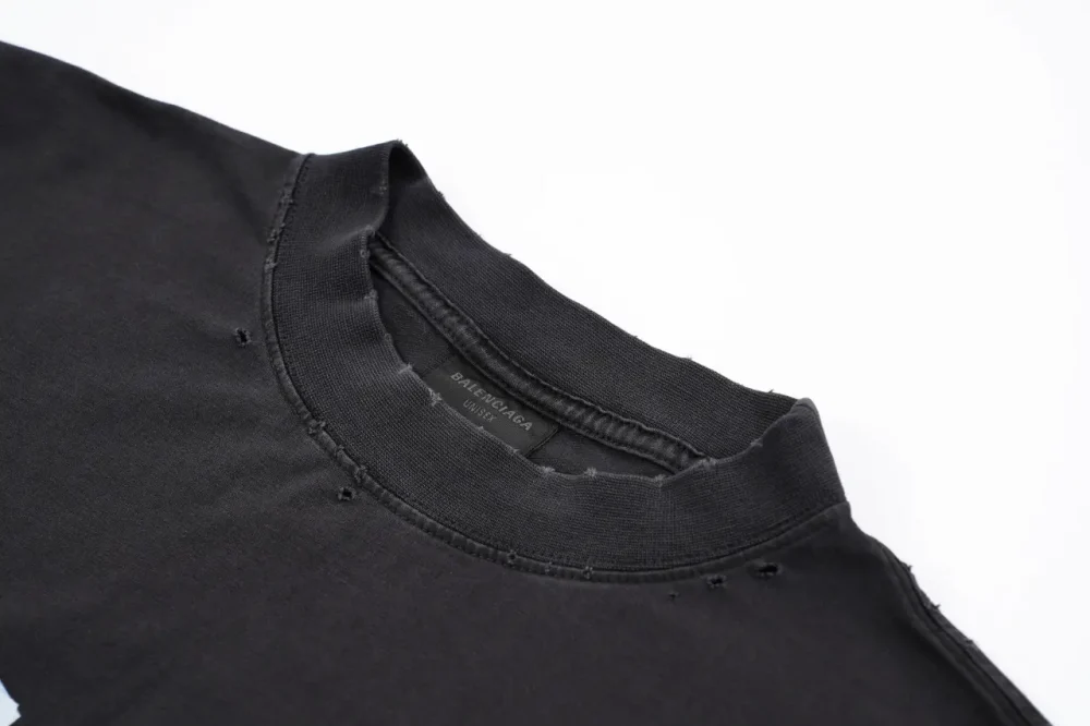 Balenciaga Weißes Gummi Kurzarm Dunkelgrau – Bild 4