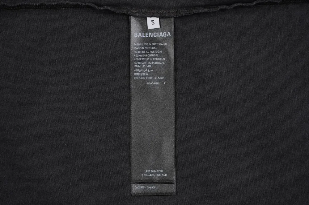 Balenciaga Weißes Gummi Kurzarm Dunkelgrau – Bild 9