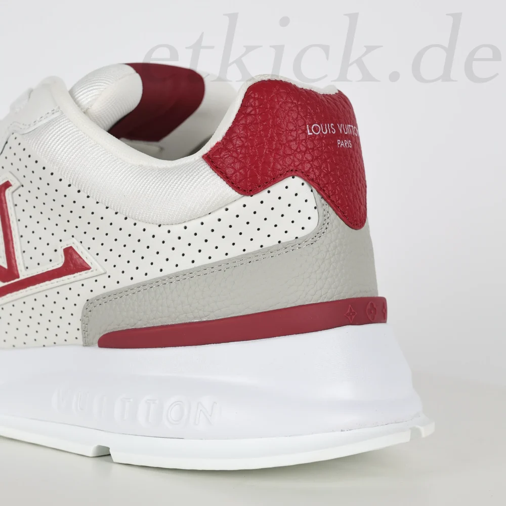 Classic Sneaker runde Zehenpartie Schnürschuhe Freizeitschuhe Rot und Weiß – Bild 10