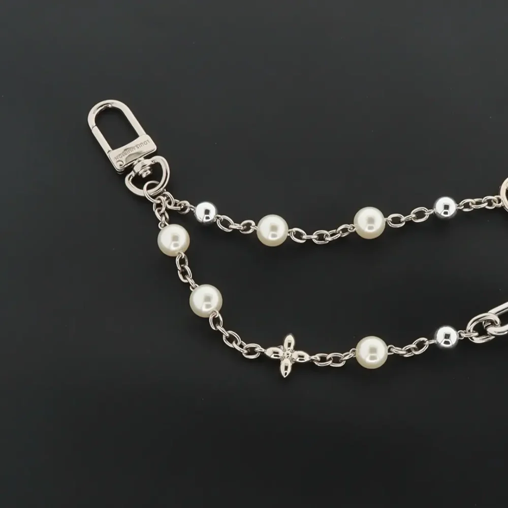 Gürtelkette mit doppelter Kette und Blumenperlen – Bild 5