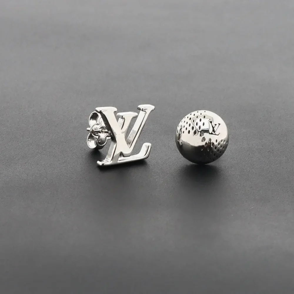 Hohle Design Ohrringe Silber