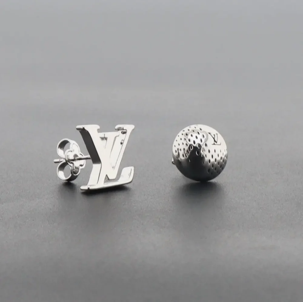 Hohle Design Ohrringe Silber – Bild 5