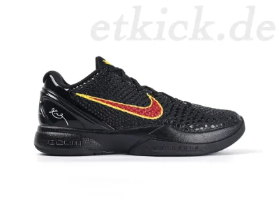 Kobe 6 Protro „Schwarz-Rot-Venom“