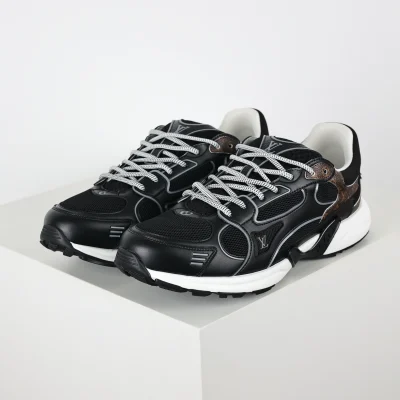 Olympia Sneaker Schwarz und Braun Topversion
