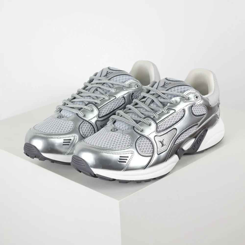 Olympia Sneaker Silberne Topversion
