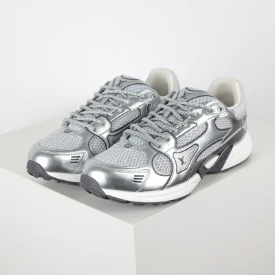 Olympia Sneaker Silberne Topversion