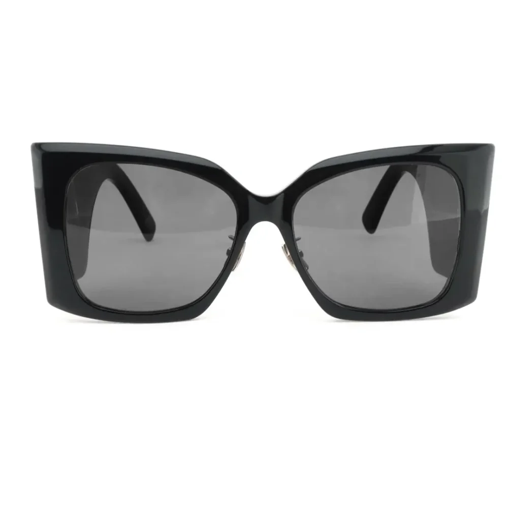 Oversized Cat Eye Sonnenbrille schwarz