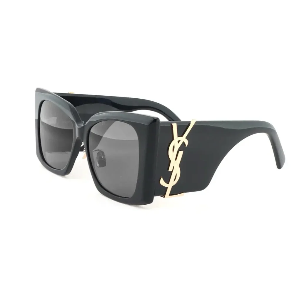 Oversized Cat Eye Sonnenbrille schwarz – Bild 2