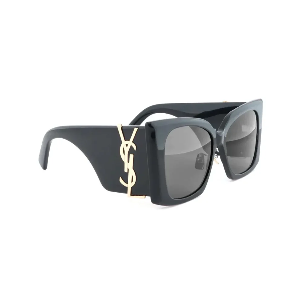Oversized Cat Eye Sonnenbrille schwarz – Bild 3