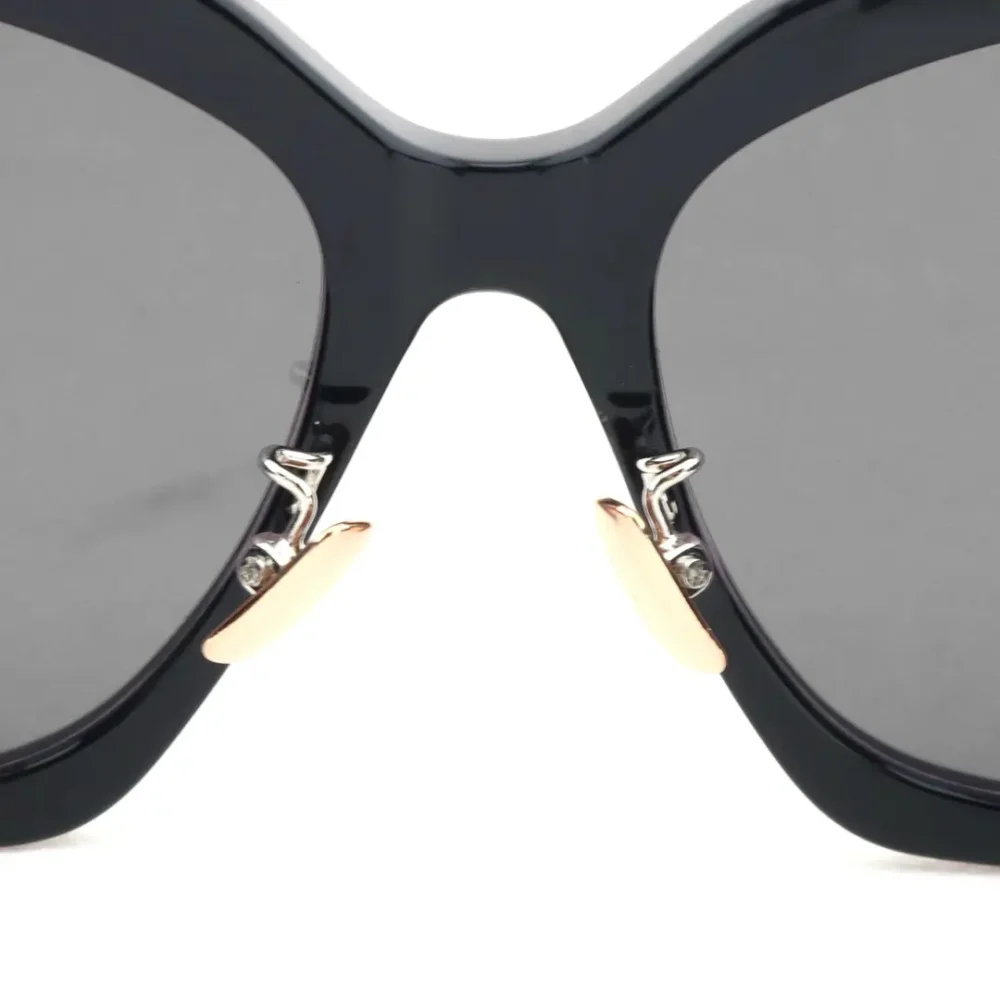 Oversized Cat Eye Sonnenbrille schwarz – Bild 4