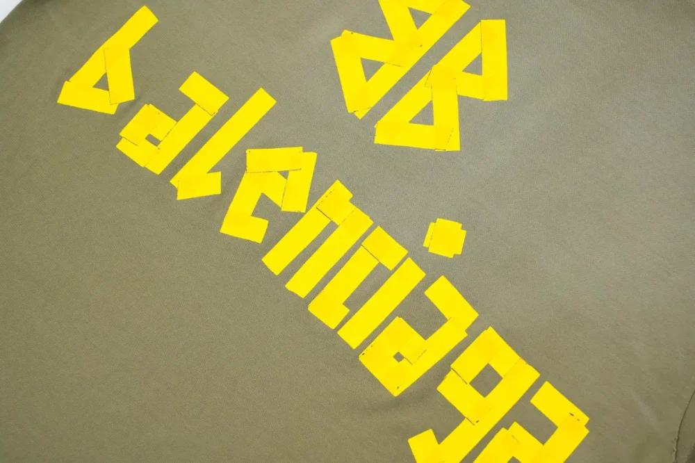 Paris Coke Letter Destruction Doppelseitiges Kurzarm-Shirt (Copy) – Bild 8