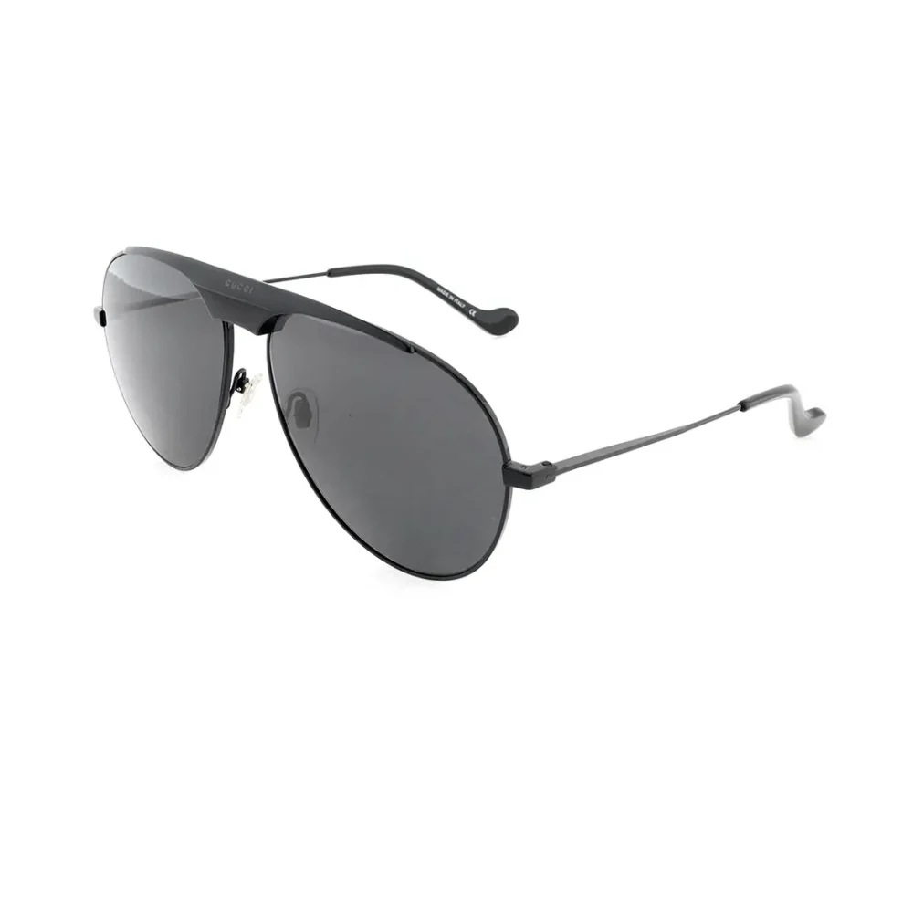 Randlose Pilotensonnenbrille Schwarz/Silber – Bild 12