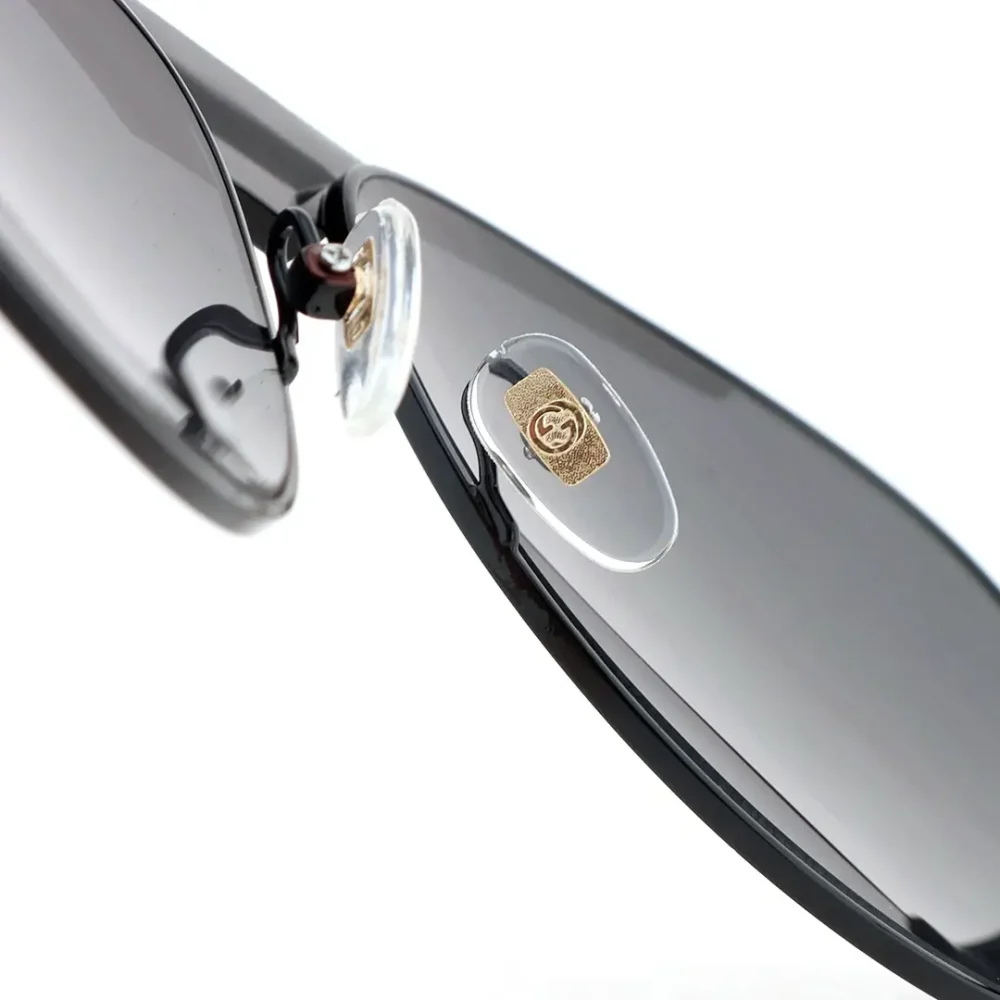 Randlose Pilotensonnenbrille Schwarz/Silber – Bild 14