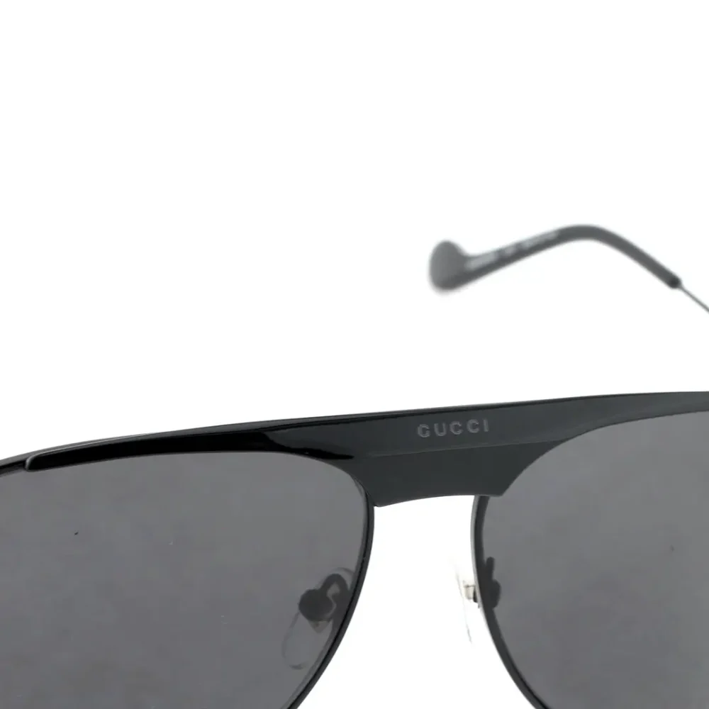 Randlose Pilotensonnenbrille Schwarz/Silber – Bild 15