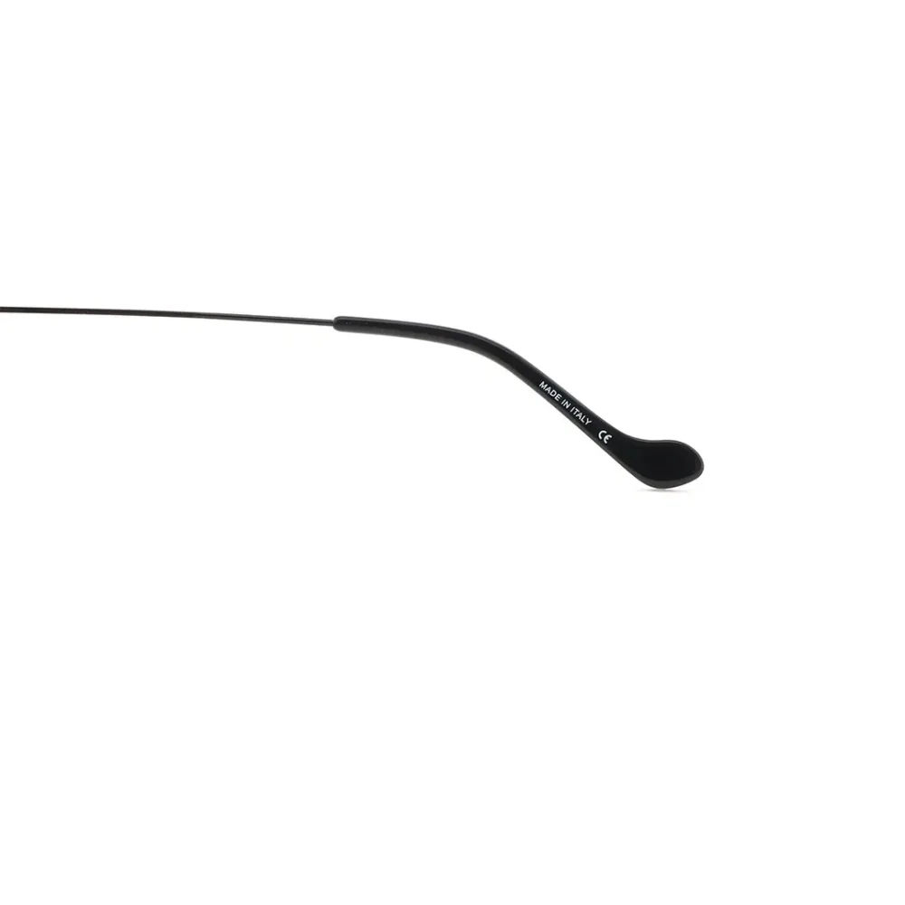 Randlose Pilotensonnenbrille Schwarz/Silber – Bild 17