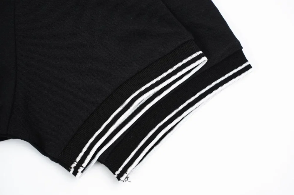 Polo-T-Shirt schwarz – Bild 8