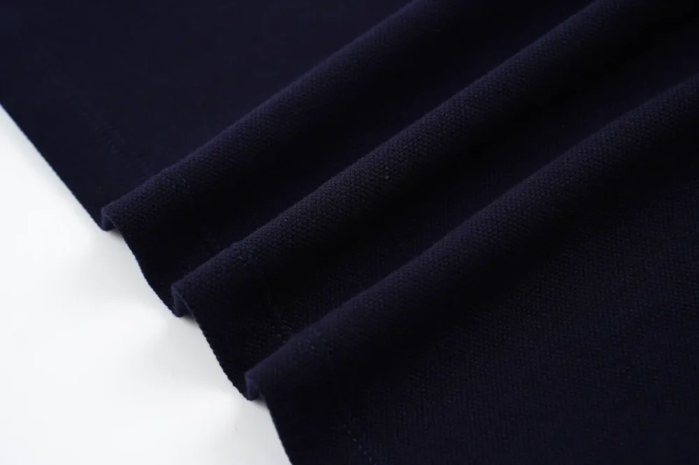 Poloshirt mit Doppel-G-Stickerei in Marineblau – Bild 7