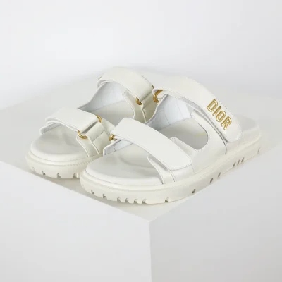 Sandalen aus Leder Weiße Top-Version
