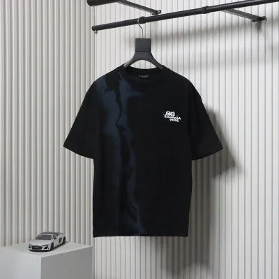 T-Shirt mit Double B-Graffiti-Logo-Print