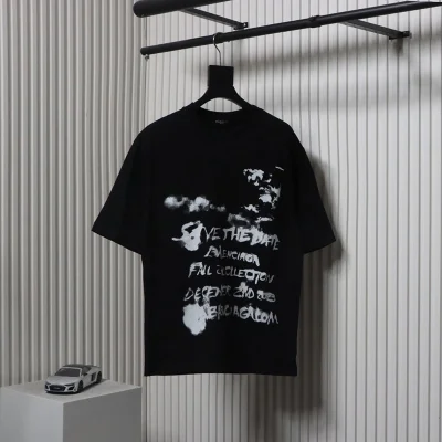 T-Shirt mit Wolken-Logo-Print