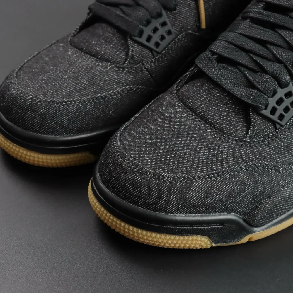 Top Levi's x Air Jordan 4 Retro NRG „Black Levis“ Replica – Bild 9