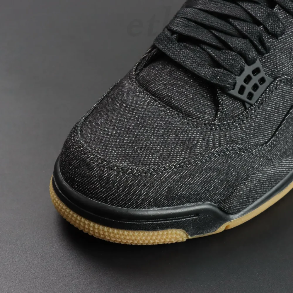 Top Levi's x Air Jordan 4 Retro NRG „Black Levis“ Replica – Bild 11