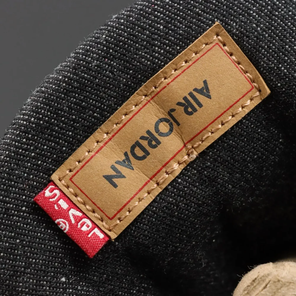 Top Levi's x Air Jordan 4 Retro NRG „Black Levis“ Replica – Bild 8