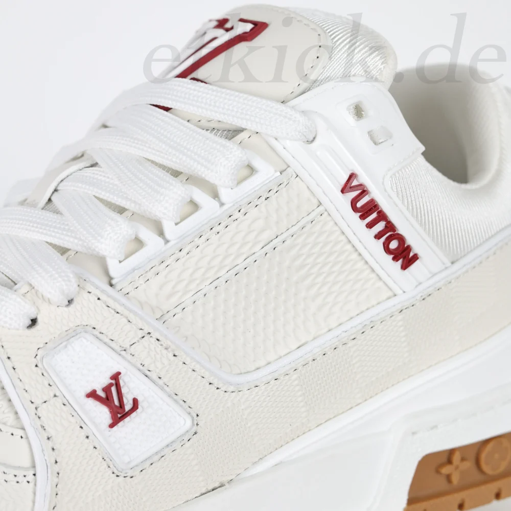 Trainer Sneaker Weiß und Rot – Bild 10