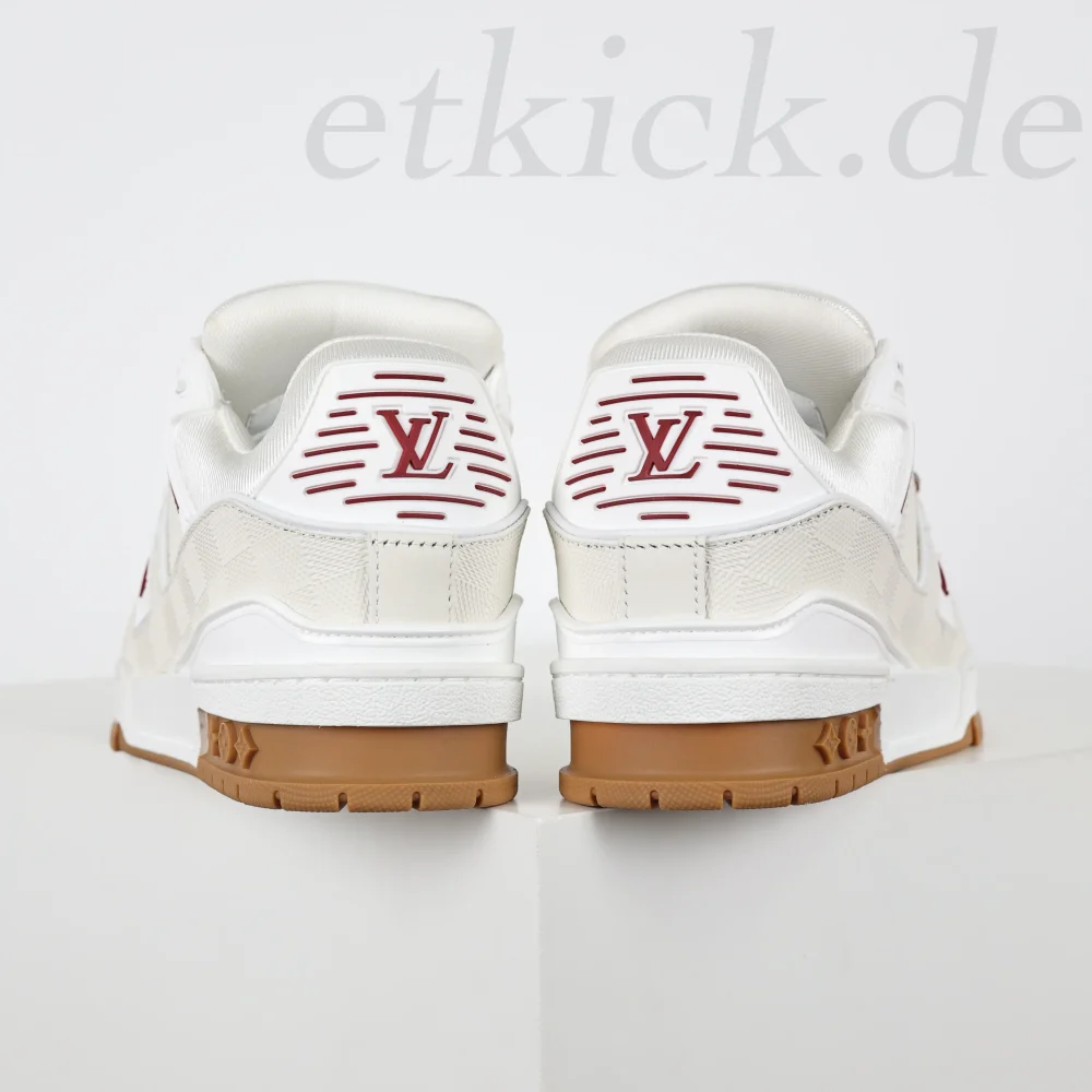 Trainer Sneaker Weiß und Rot – Bild 9