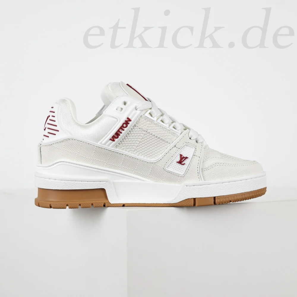 Trainer Sneaker Weiß und Rot – Bild 6