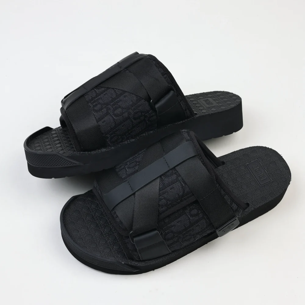 Alpha Sandale Schwarz Schräg Jacquard – Bild 8