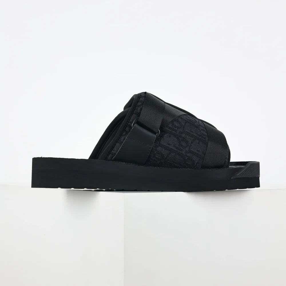 Alpha Sandale Schwarz Schräg Jacquard – Bild 5