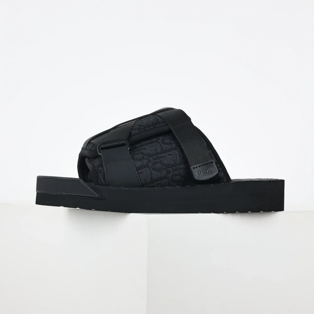 Alpha Sandale Schwarz Schräg Jacquard – Bild 6