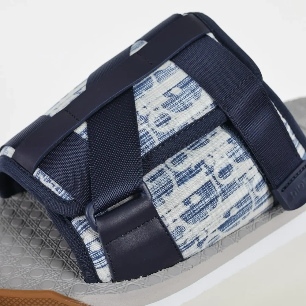 Alpha Slide Blau Herren Hausschuhe – Bild 10