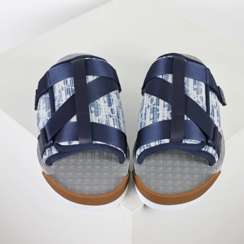 Alpha Slide Blau Herren Hausschuhe – Bild 3