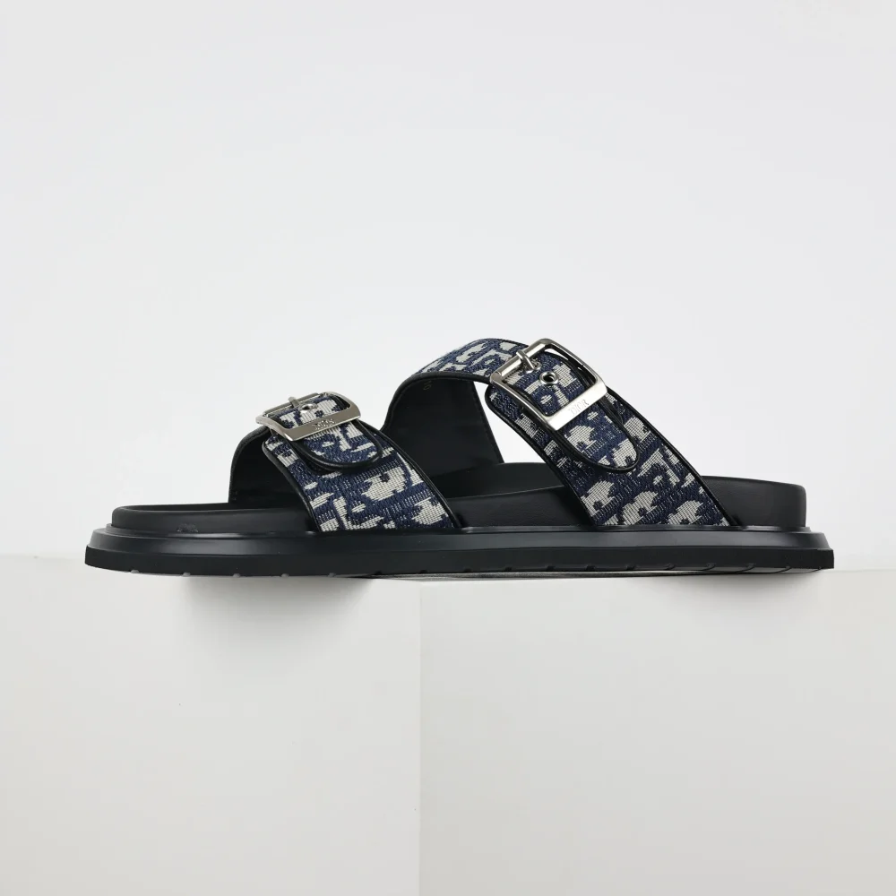 Aqua Sandal 'Oblique Blau Weiß und Schwarz' – Bild 3