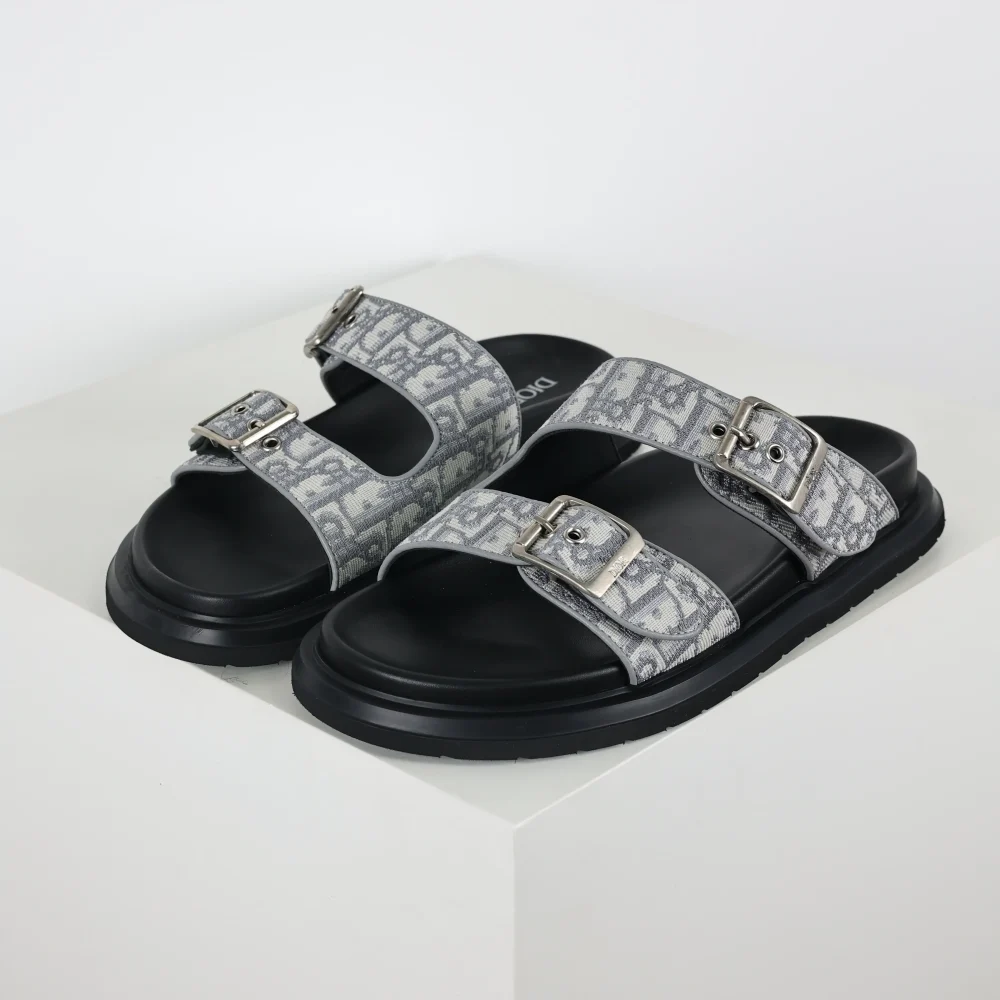 Aqua Sandal 'Oblique Schwarz Beige'