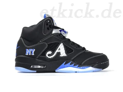 Awake NY x Air Jordan 5 OG SP Schwarz Racer Blau