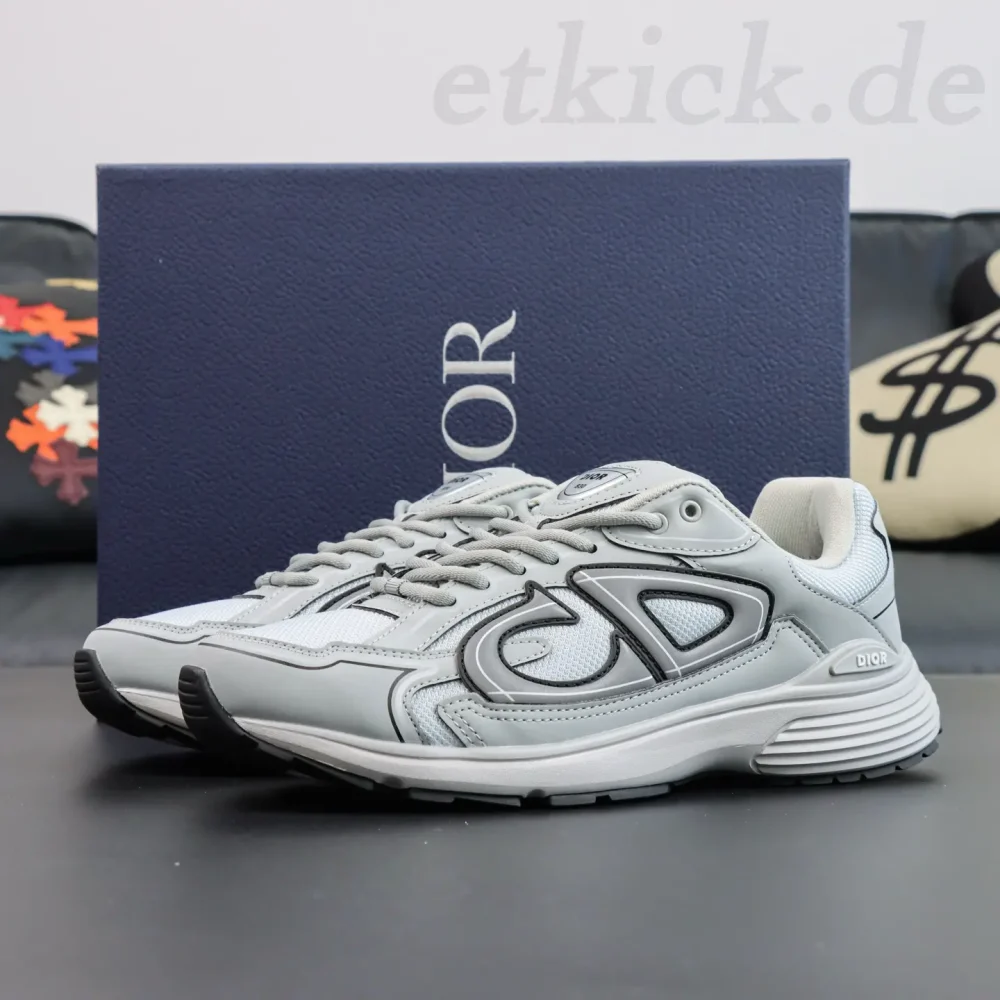 B30 CD Shoes Schlichte Schnür Laufschuhe Low-Top Grau