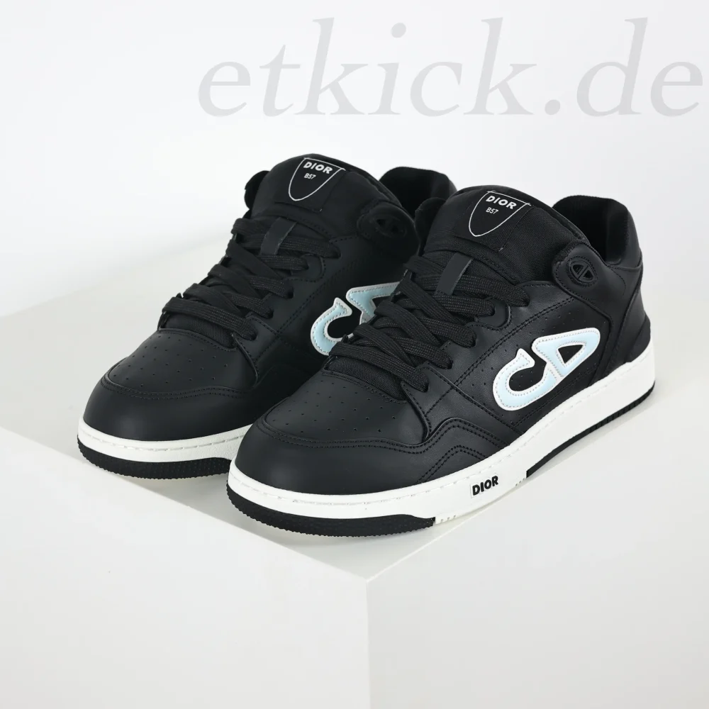 B57 Low-Top-Sneaker Schwarz und Weiß