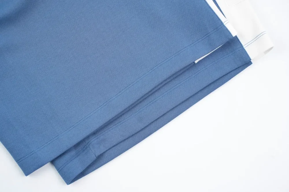 Blau-weiße Nähte Shorts Diese klassische Sportshorts blau – Bild 8
