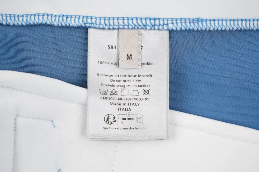 Blau-weiße Nähte Shorts Diese klassische Sportshorts blau – Bild 9
