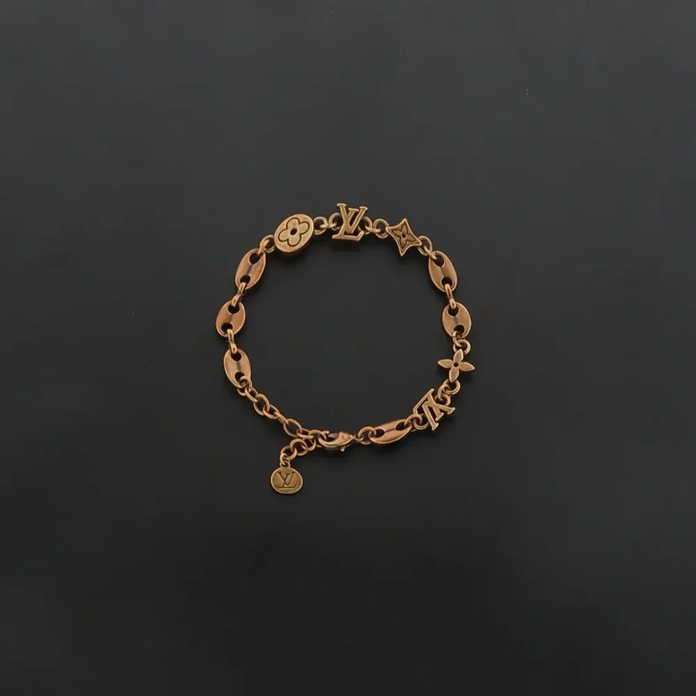 Logo Messingarmband gold