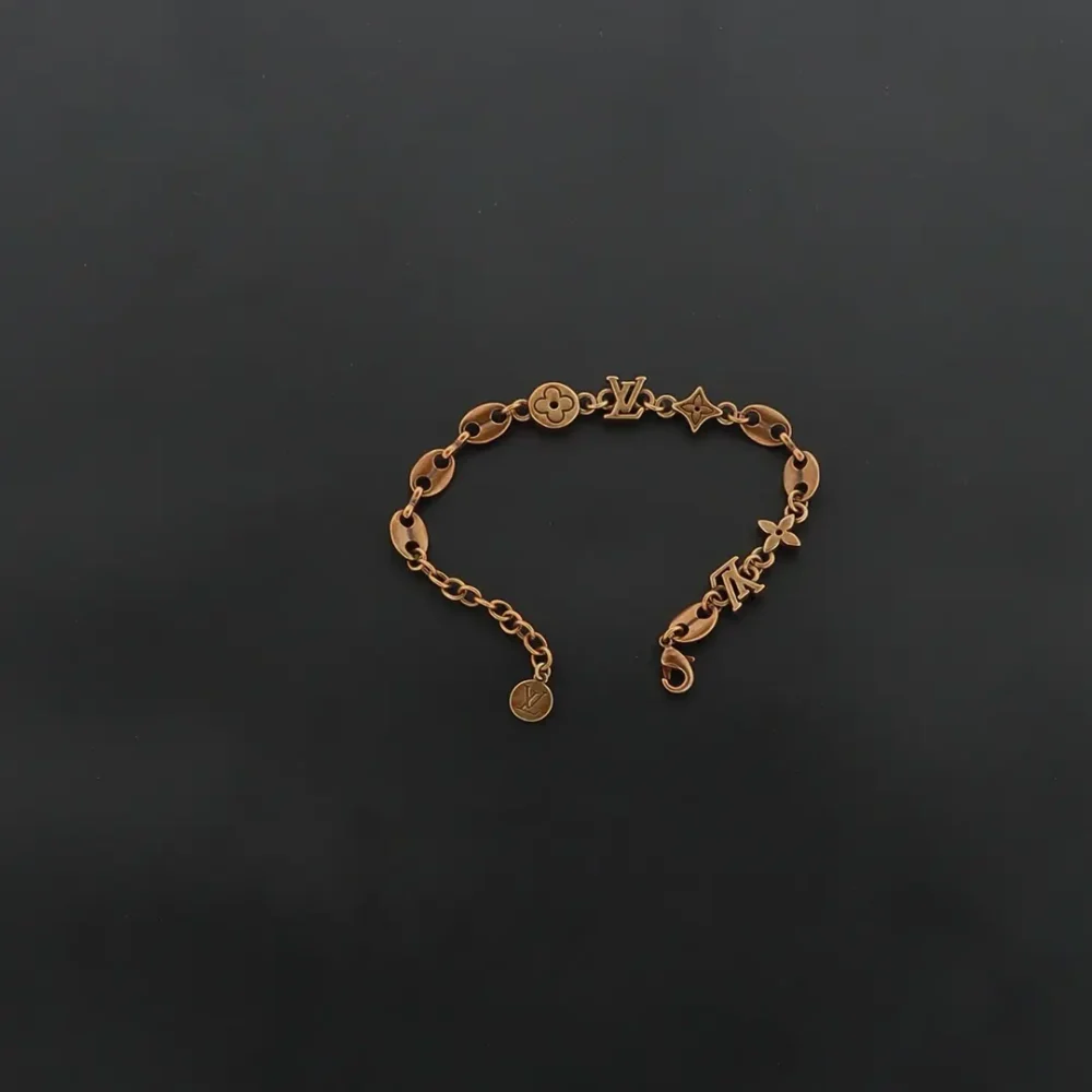 Logo Messingarmband Gold – Bild 5