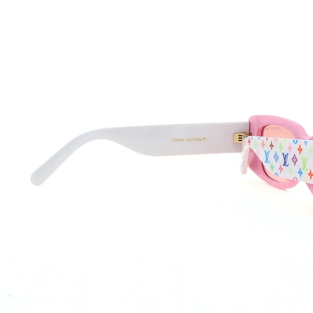 Murakami Takashi Letter Print Square Sunglasses – Bild 4