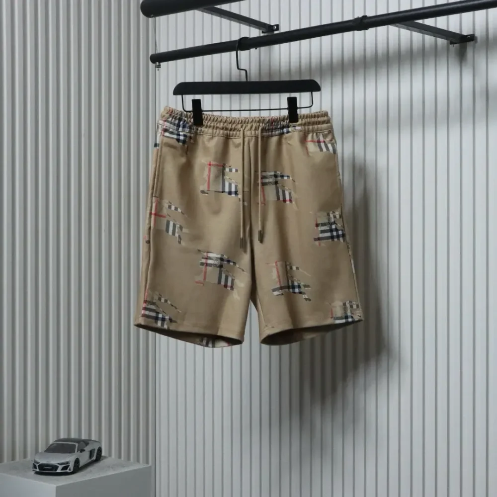 Shorts mit kariertem Warhorse-Print