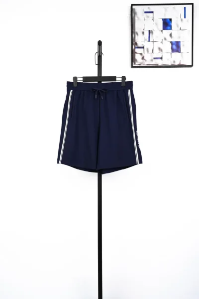 Shorts mit vertikalem G-Band in Blau