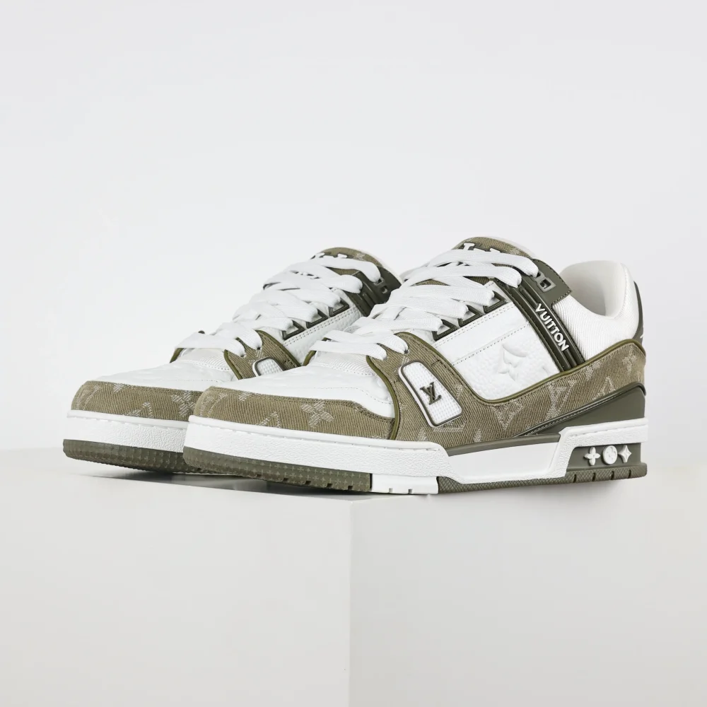 Trainer Sneaker Khakigrün – Bild 2