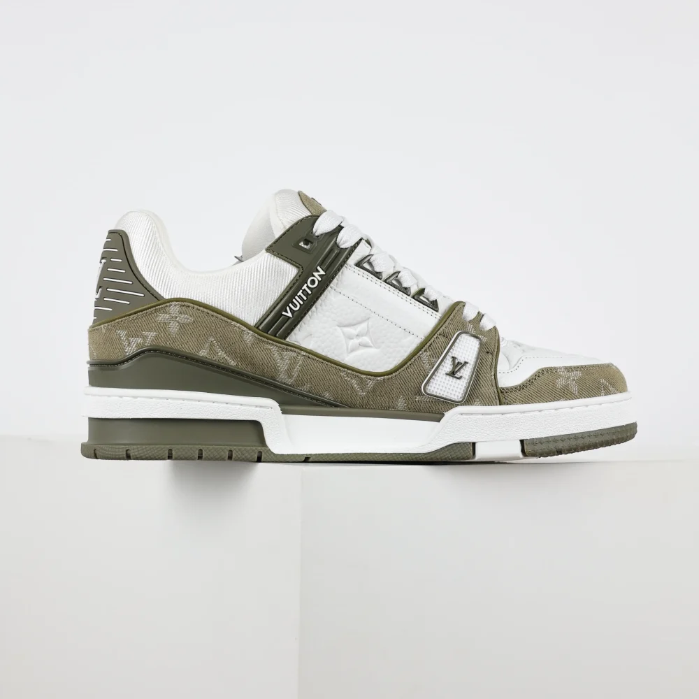 Trainer Sneaker Khakigrün – Bild 4